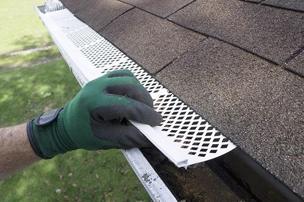 gutter guards can help prevent pests such as birds, rodents, and insects from nesting in your gutters